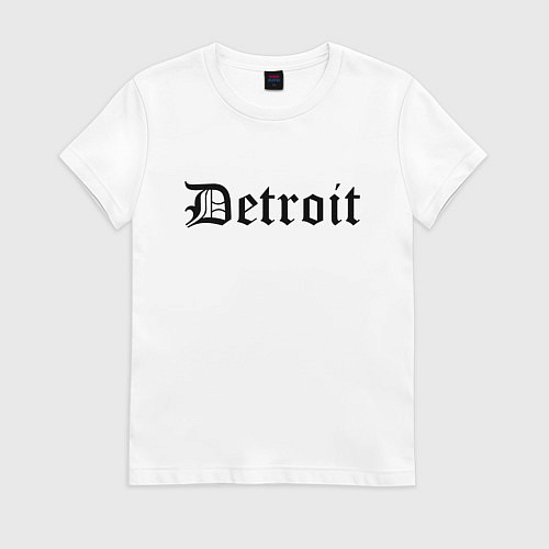 Женская футболка Detroit Michigan - USA / Белый – фото 1
