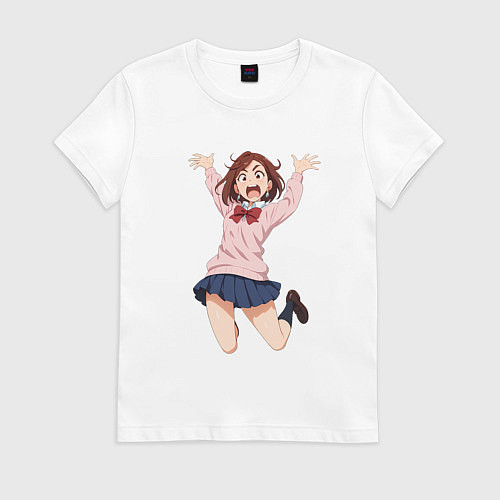 Женская футболка Сиратори Айра злая / Белый – фото 1