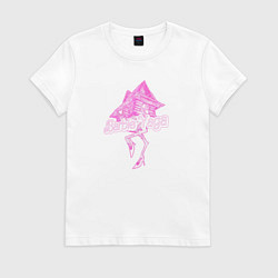 Футболка хлопковая женская Барби Яга, цвет: белый