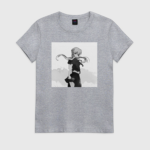 Женская футболка Юно / Меланж – фото 1