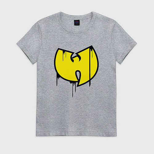 Женская футболка Wu-Tang style / Меланж – фото 1