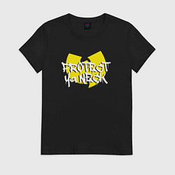 Женская футболка Protect ya neck Wu-Tang