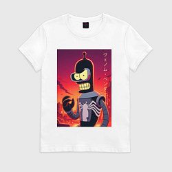 Женская футболка Веном Бендер - мем