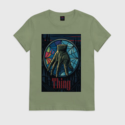 Женская футболка Вещь - Уэнсдей