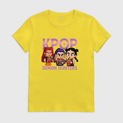 Женская футболка Кей-поп-охотницы на демонов чиби