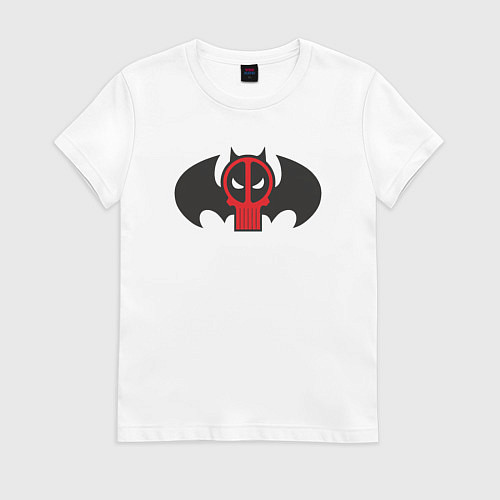 Женская футболка Batman Deadpool / Белый – фото 1