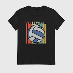 Женская футболка Volleyball colors