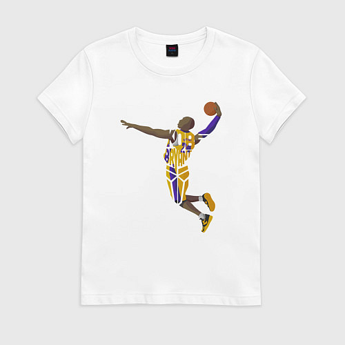 Женская футболка Kobe Bryant dunker / Белый – фото 1