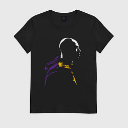 Футболка хлопковая женская Kobe legend, цвет: черный