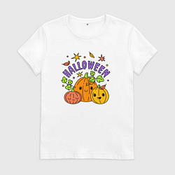 Женская футболка Весёлый хэллоуин