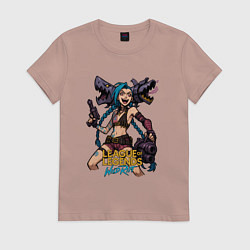 Женская футболка Джинкс League of Legends