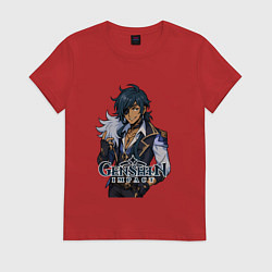 Женская футболка Кейа Genshin Impact