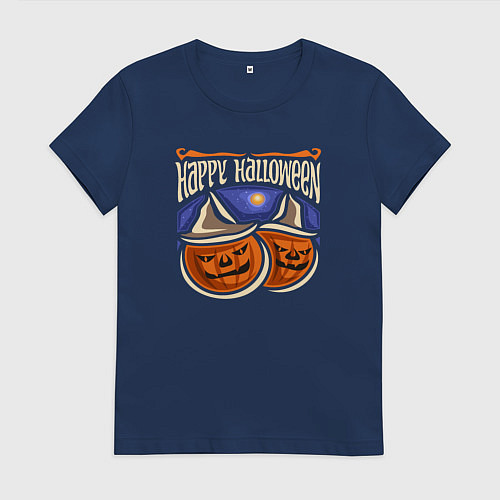 Женская футболка Классного хэллоуина / Тёмно-синий – фото 1
