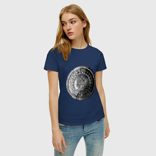 Женская футболка Путешествие в Кёнигсберг / Тёмно-синий – фото 3