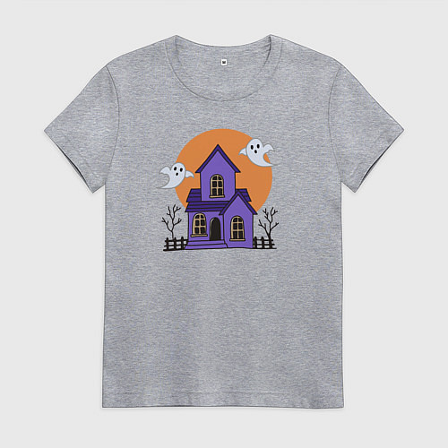 Женская футболка Время для шалости / Меланж – фото 1