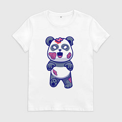 Женская футболка Зомби панда