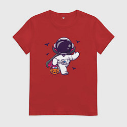 Женская футболка Космонавт с конфетками