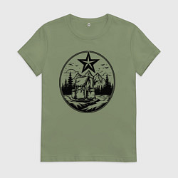 Женская футболка Советский путешественник