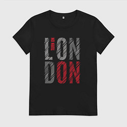 Женская футболка Поверни на Лондон