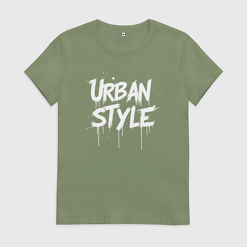 Женская футболка Urban style граффити / Авокадо – фото 1