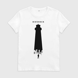 Женская футболка Биошок маяк