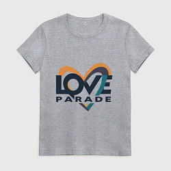 Женская футболка Логотип Love Parade