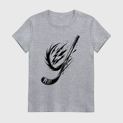 Женская футболка Динамичная клюшка