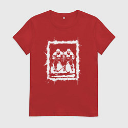 Женская футболка Дуэль на льду