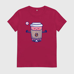 Женская футболка Coffee relax