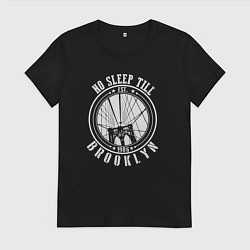 Женская футболка Не спать до Бруклина