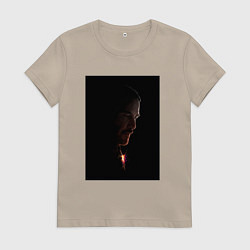 Женская футболка John Wick in the dark