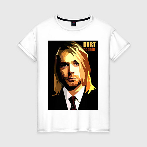 Женская футболка Cobain Art / Белый – фото 1