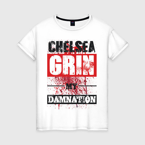 Женская футболка Chelsea Grin / Белый – фото 1