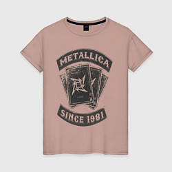 Женская футболка Metallica: since 1981