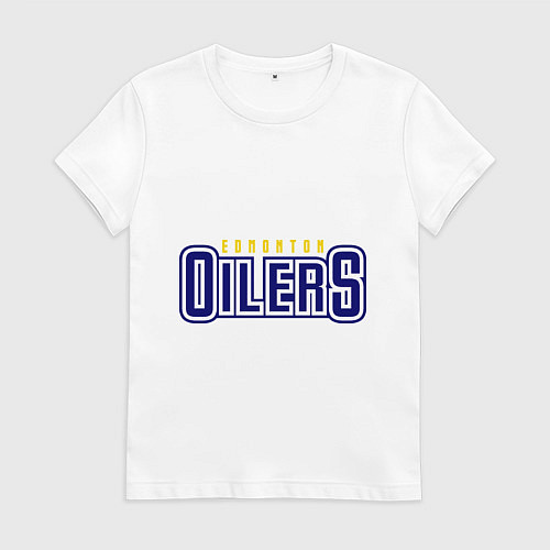 Женская футболка HC Edmonton Oilers Sign / Белый – фото 1