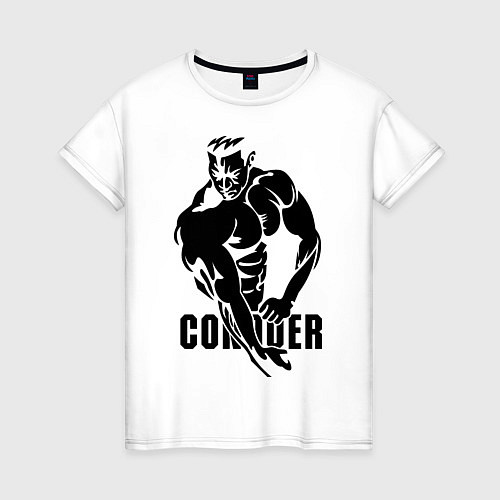 Женская футболка Conquer / Белый – фото 1