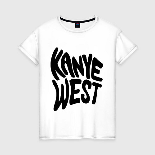 Женская футболка Kanye West / Белый – фото 1