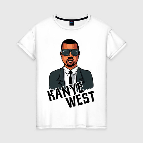 Женская футболка Kanye West / Белый – фото 1