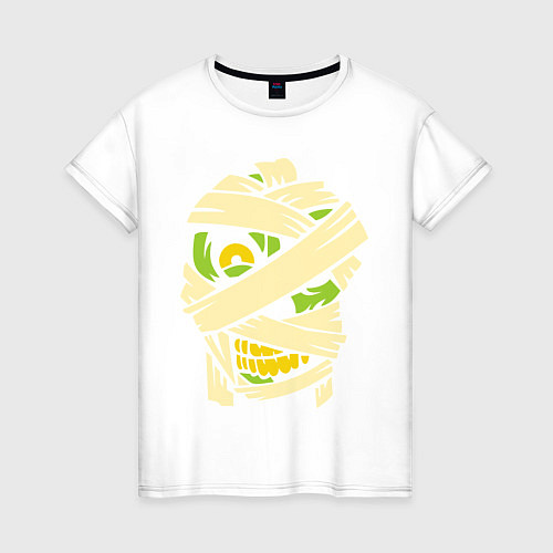 Женская футболка Мумия / Белый – фото 1