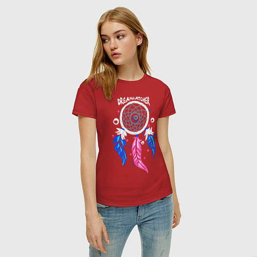 Женская футболка Ловец снов / Красный – фото 3