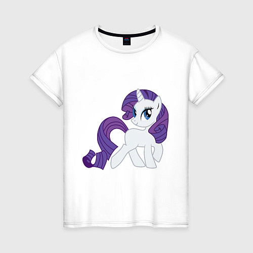 Женская футболка Пони Рарити / Белый – фото 1