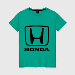 Женская футболка Honda logo