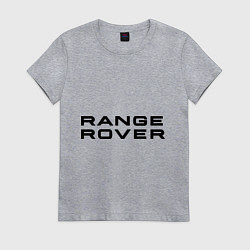 Футболка хлопковая женская Range Rover, цвет: меланж