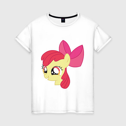 Женская футболка Пони Эппл Блум / Белый – фото 1