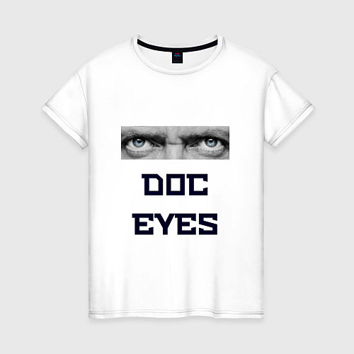 Женская футболка Doc Eyes / Белый – фото 1