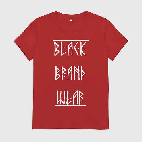 Женская футболка Black Brand Wear / Красный – фото 1