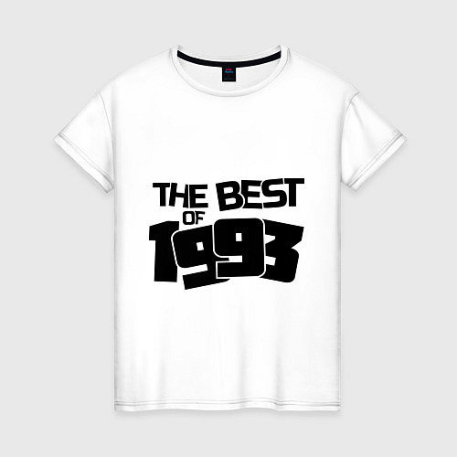 Женская футболка The best of 1993 / Белый – фото 1