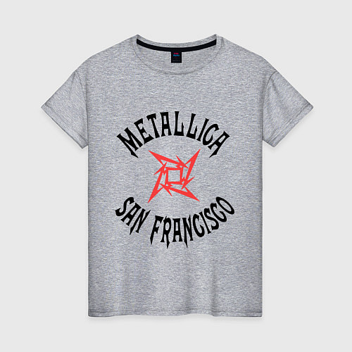 Женская футболка Metallica: San Francisco / Меланж – фото 1