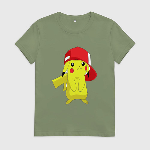 Женская футболка Пикачу / Авокадо – фото 1