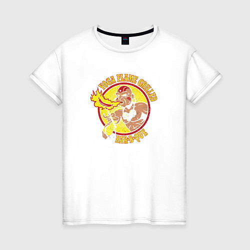 Женская футболка Йога - гриль / Белый – фото 1